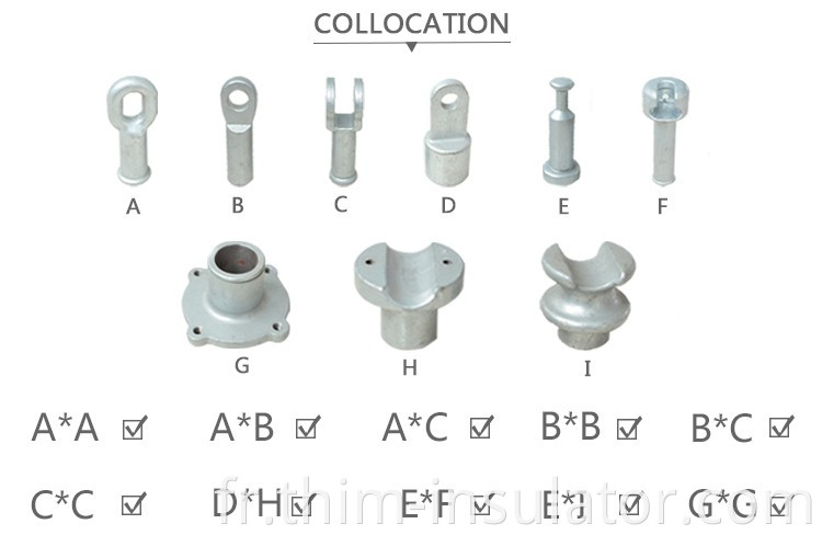 Isolant transversal composite haute tension